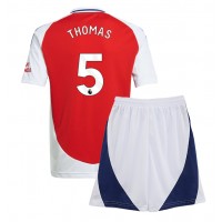 Camisa de time de futebol Arsenal Thomas Partey #5 Replicas 1º Equipamento Infantil 2024-25 Manga Curta (+ Calças curtas)